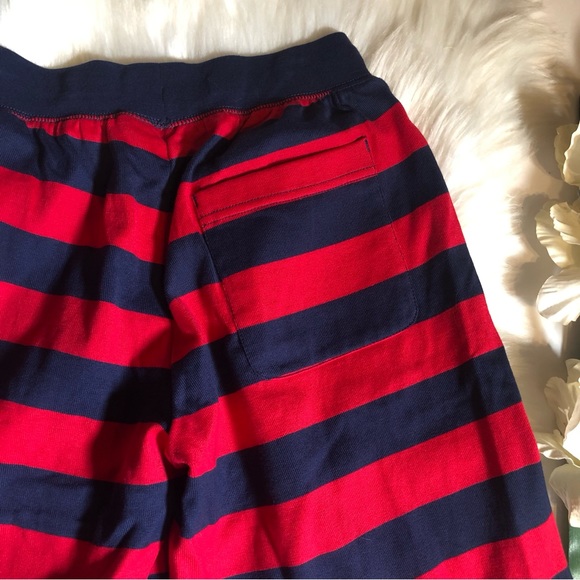 Hanna Anderson Blue and Red Striped Shorts NWT - Picture 5 of 7